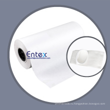 white PTFE extra fine staple filament fine danier yarn fiber 5mg cement dust air pollution emission dust bag fabric